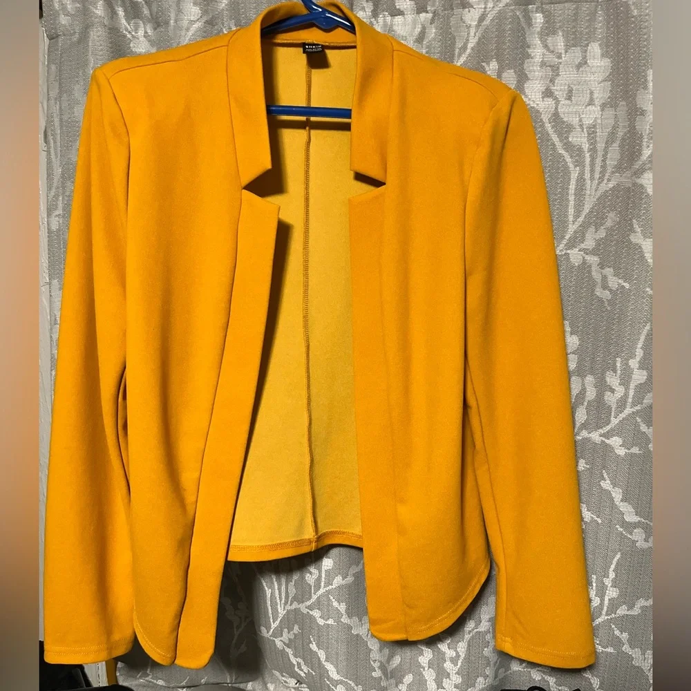 Women’s Blazer Jacket Size Large (With Shoulder pads) - Picture 2 of 12